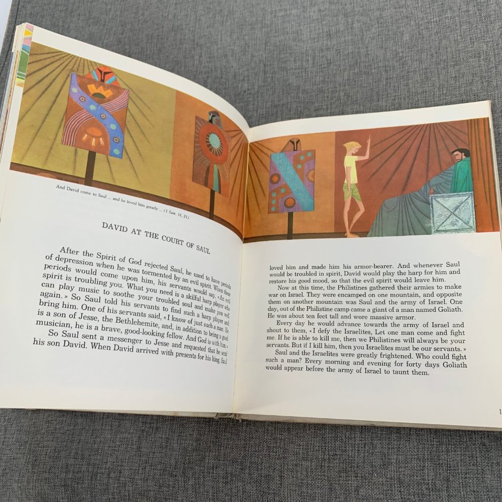 Vintage 1968 Bible Stories Spadea Press Inc - Picture 10 of 16